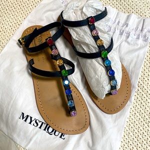 Mystique x Stephanie Gottlieb collab gladiator sandals